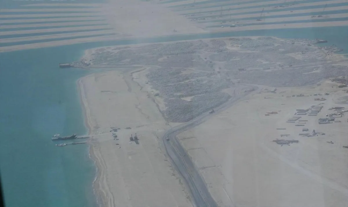 Spiaggia di Palm Jebel Ali, Jebel Ali, Persian Gulf, United Arab Emirates — 2