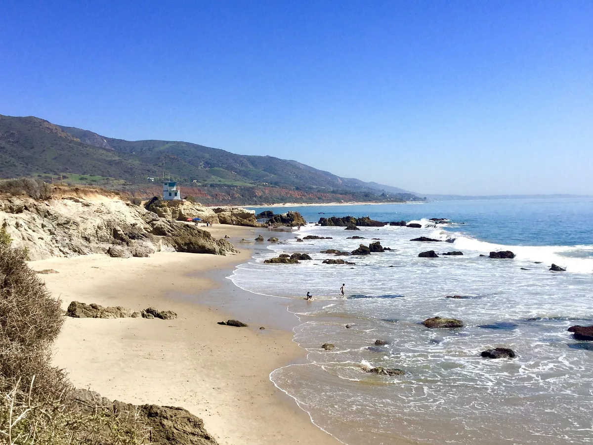 Plage de Leo Carrillo State, Malibu, California Coast, États-Unis — 3