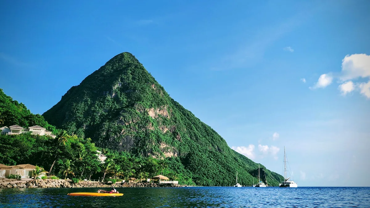 Plage de l'Anse des Pitons, Soufrière, Lesser Antilles, Saint Lucia — 3