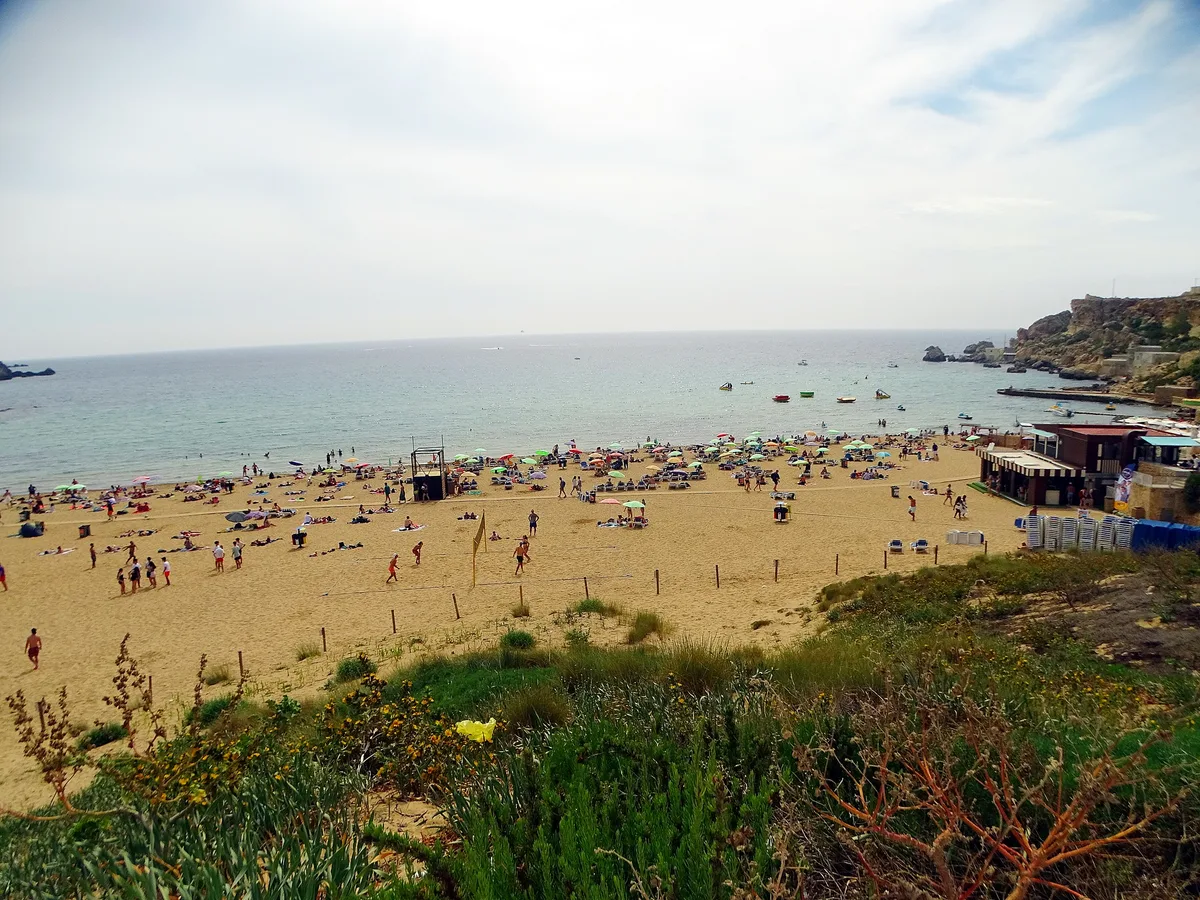 Plage de Golden Bay, Mellieħa, Maltese Islands, Malte — 6