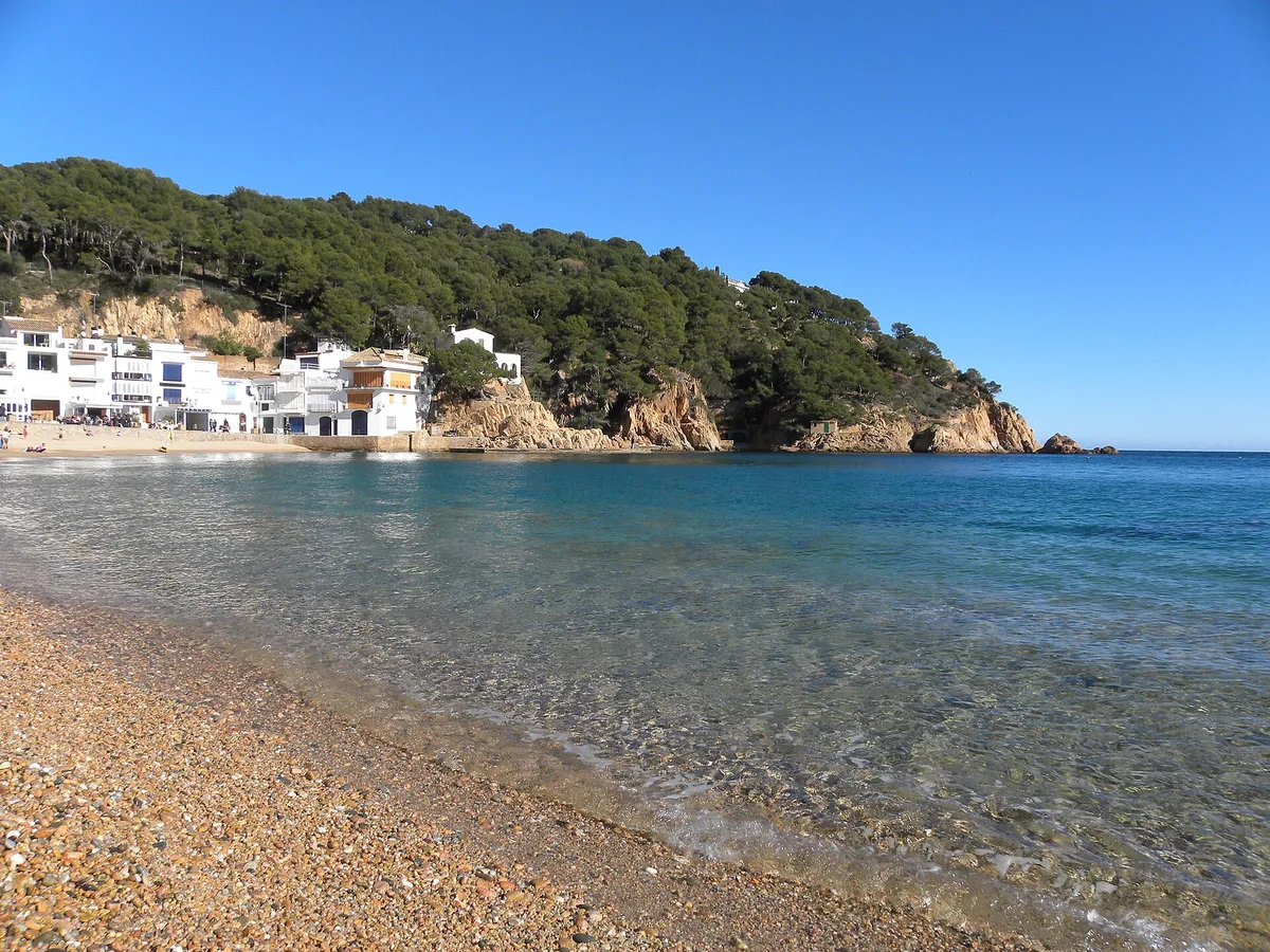 Plage de Tamariu, Palafrugell, Catalonia, Espagne — 3