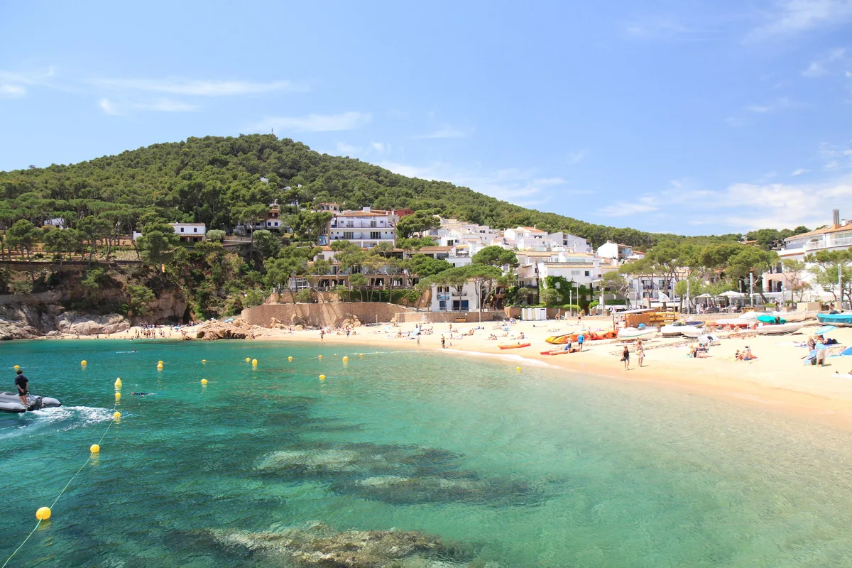 Plage de Tamariu, Palafrugell, Catalonia, Espagne — 2