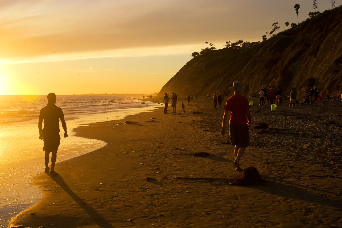 Plage d'Arroyo Burro, Santa Barbara, California Coast, États-Unis — 4