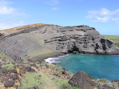 Papakolea Green Sand Beach, Ka'u, Hawaii, Estados Unidos — 2