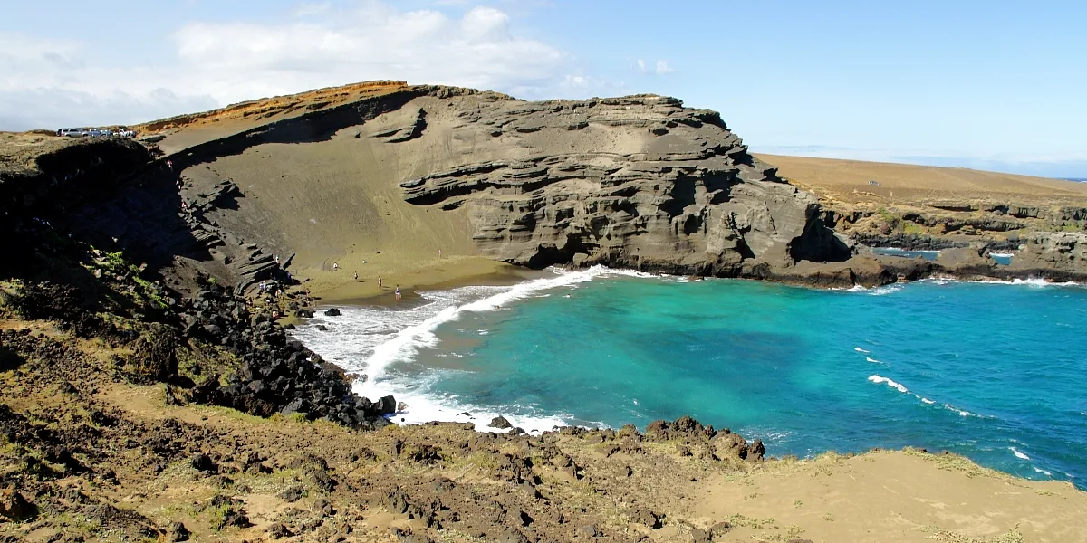 Papakolea Green Sand Beach, Ka'u, Hawaii, Estados Unidos — 4