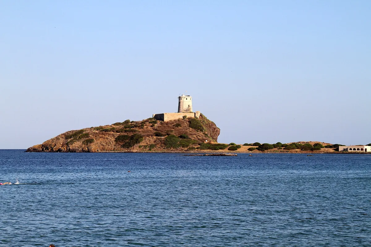 Plage de Nora, Pula, Sardinia, Italie