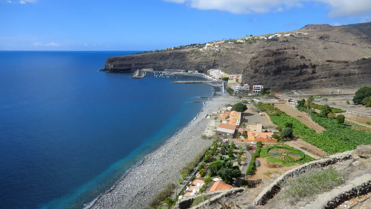 Tapahuga-Strand, San Sebastián de La Gomera, Canary Islands, Spanien — 2