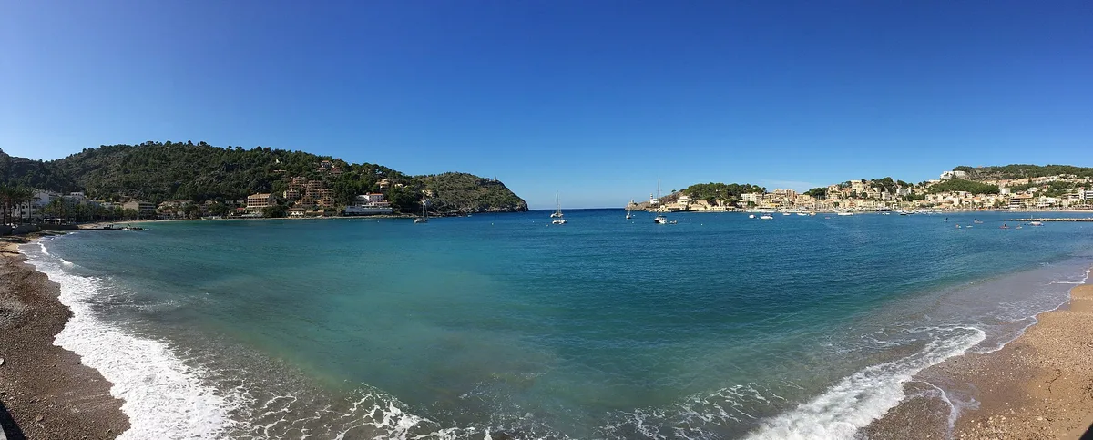 Platja de Port de Sóller, Sóller, Balearic Islands, España