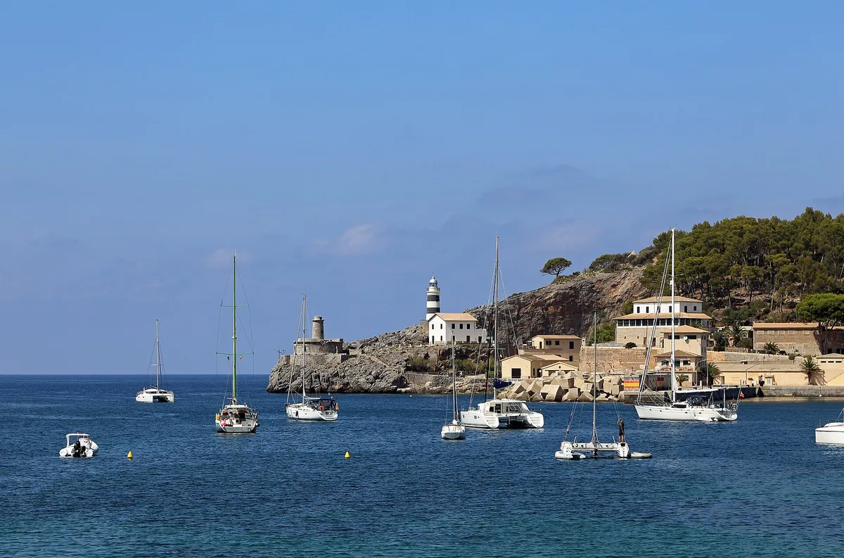 Platja de Port de Sóller, Sóller, Balearic Islands, España — 3
