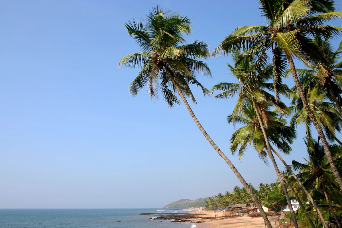 Anjuna-Strand, Anjuna, Indian West Coast, Indien — 2