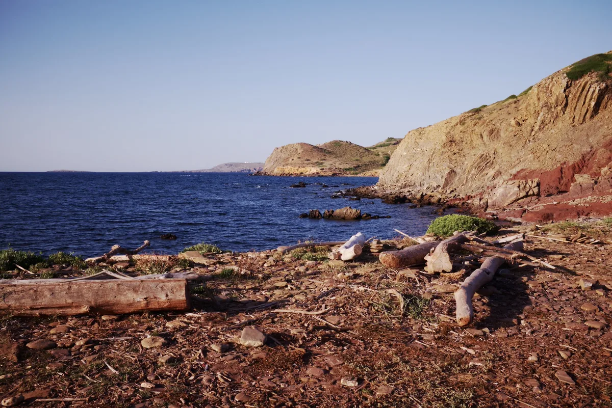 Plage de Binimel·là, Es Mercadal, Balearic Islands, Espagne — 2