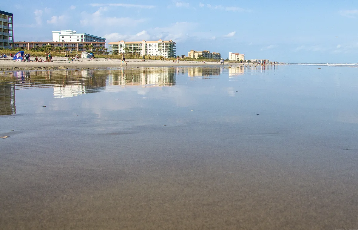 Cocoa Beach Pier Beach, Cocoa Beach, Florida Atlantic, Vereinigte Staaten — 5