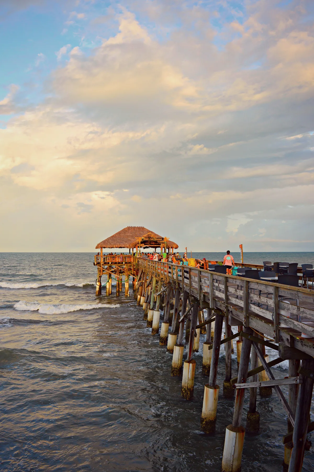 Cocoa Beach Pier Beach, Cocoa Beach, Florida Atlantic, Vereinigte Staaten — 4