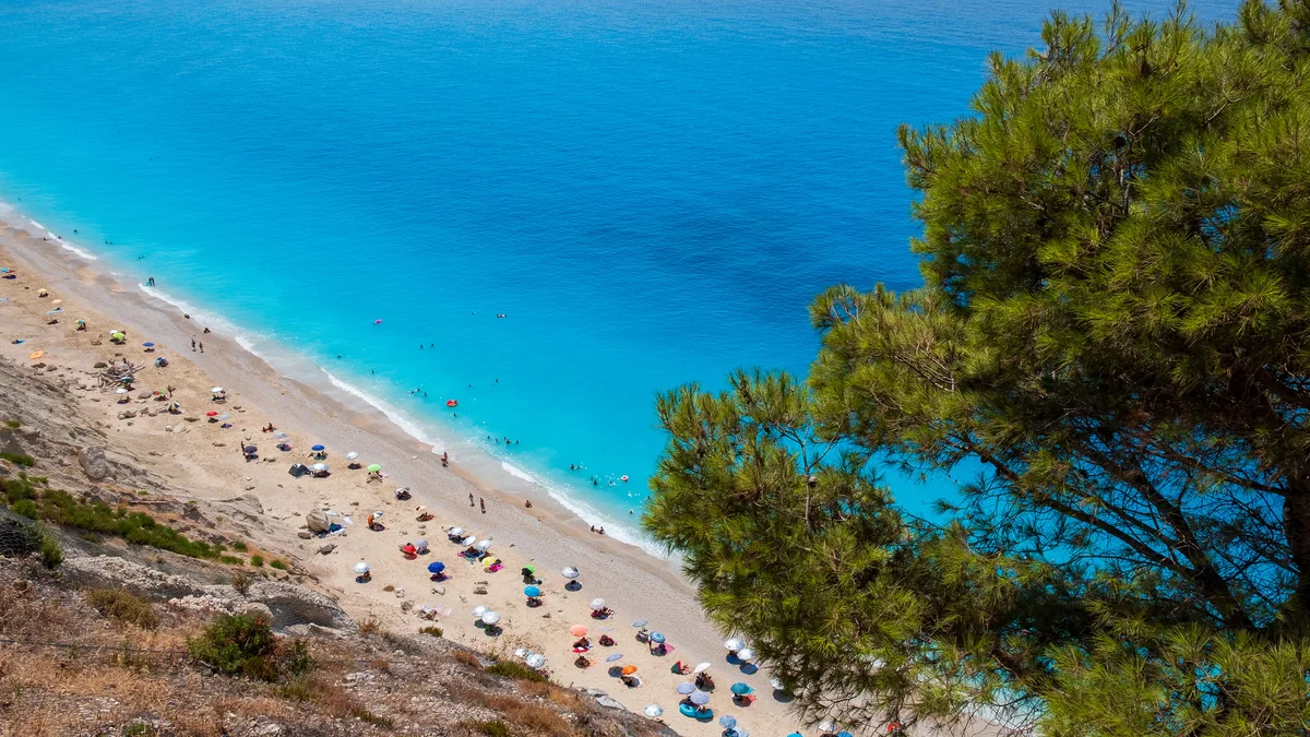 Agios Nikitas Beach, Ionian Islands, Griechenland