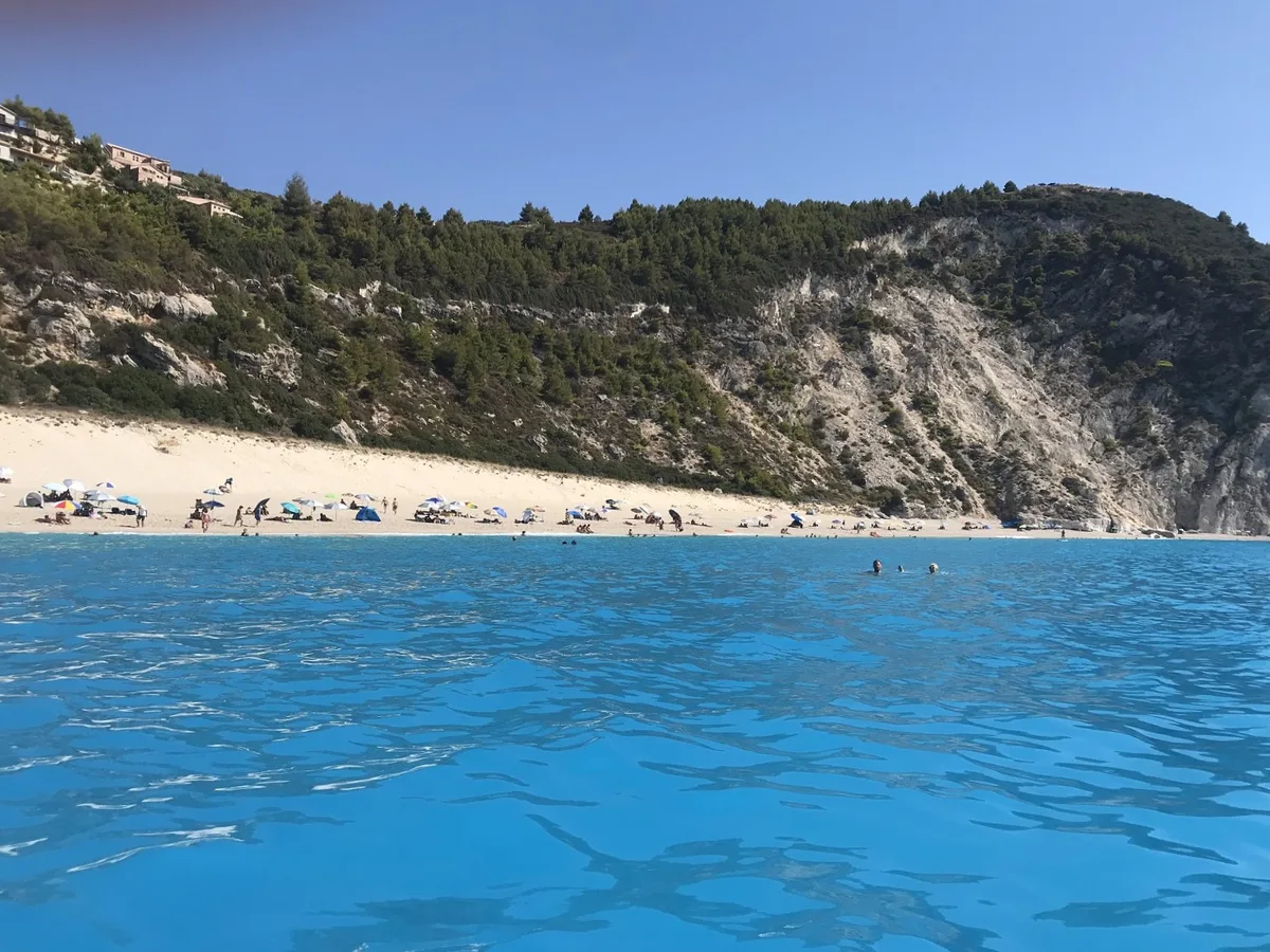 Agios Nikitas Beach, Ionian Islands, Griechenland — 4