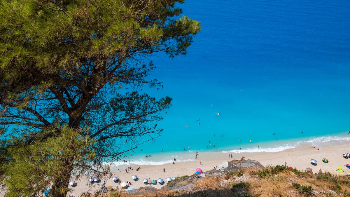 Agios Nikitas Beach, Ionian Islands, Griechenland — 2