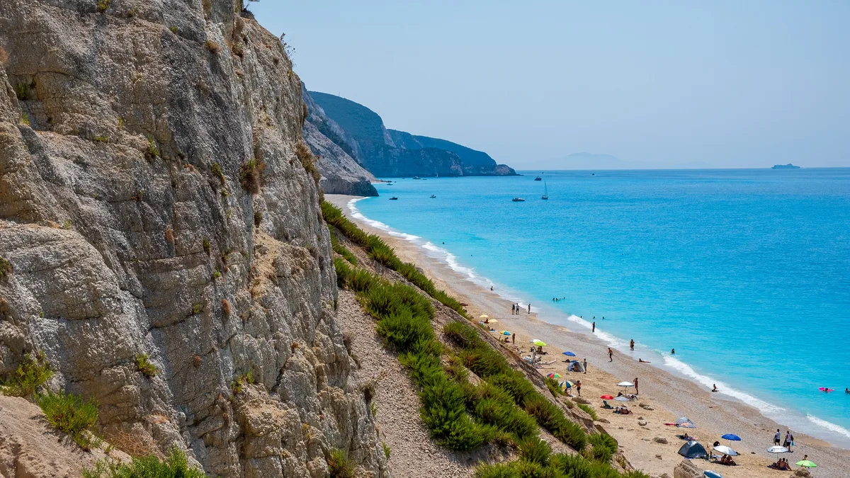 Agios Nikitas Beach, Ionian Islands, Griechenland — 3