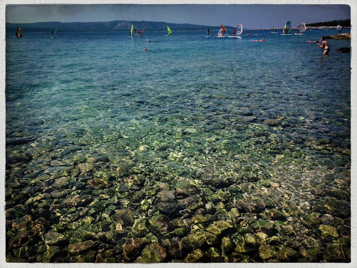 Playa de Potočine, Bol, Adriatic Islands, Croacia — 5