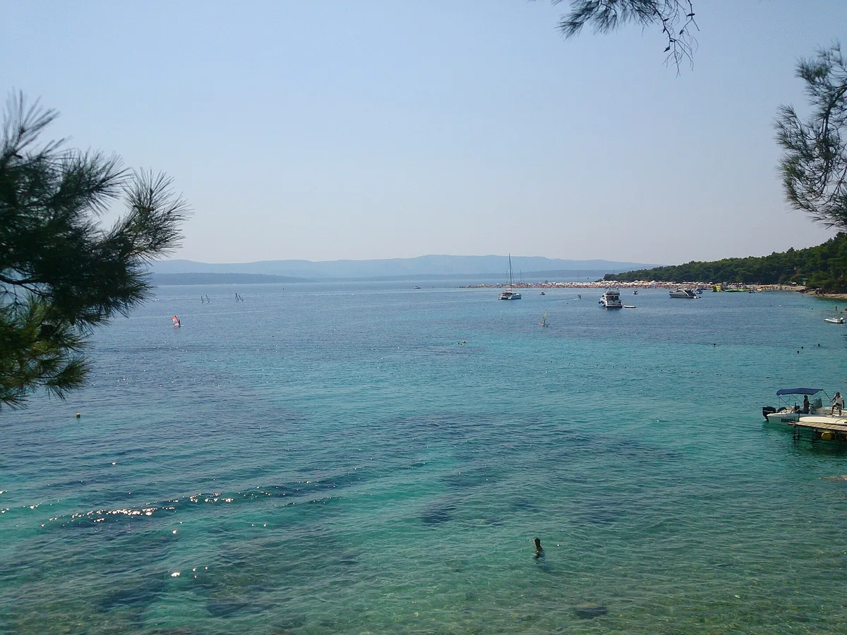 Playa de Potočine, Bol, Adriatic Islands, Croacia — 3