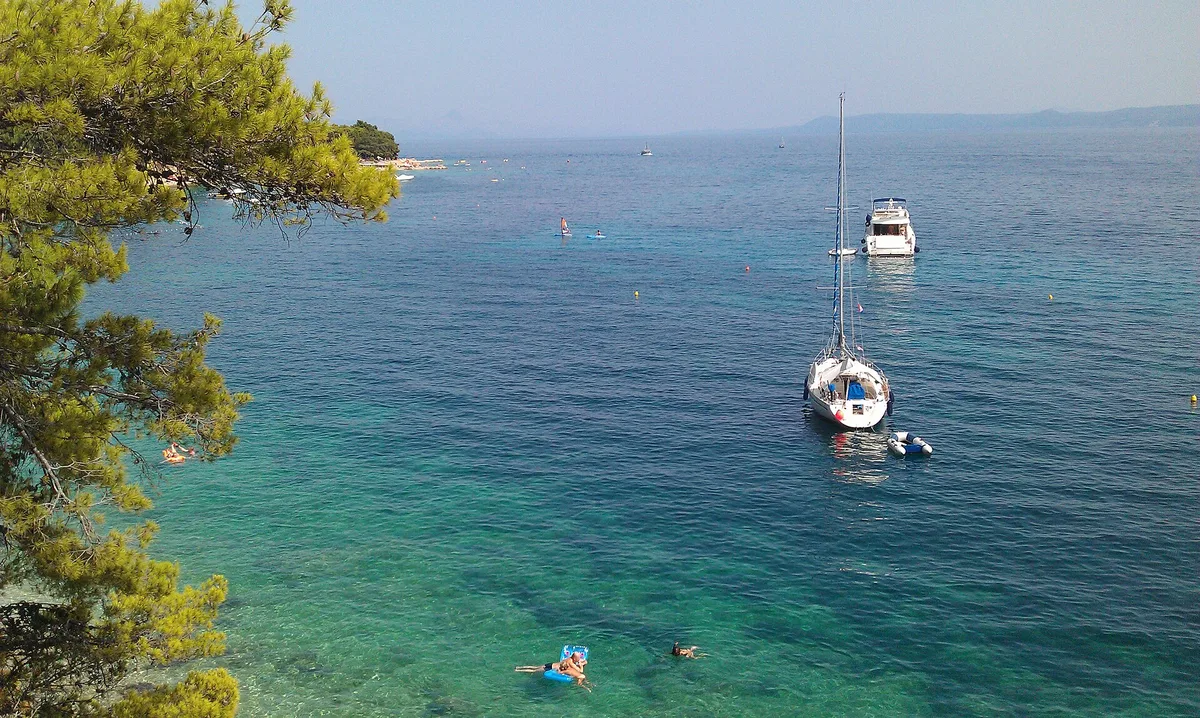 Playa de Potočine, Bol, Adriatic Islands, Croacia — 2