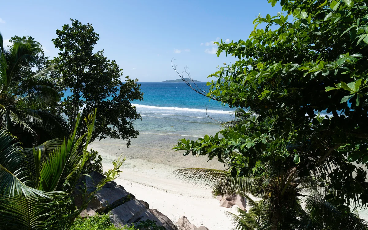 Plage Anse Gaulettes, La Digue, Seychelles Inner Islands, Seychelles — 2