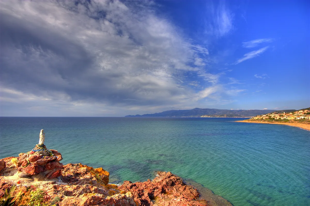 Plage de Porto Alabe, Tresnuraghes, Sardinia, Italie