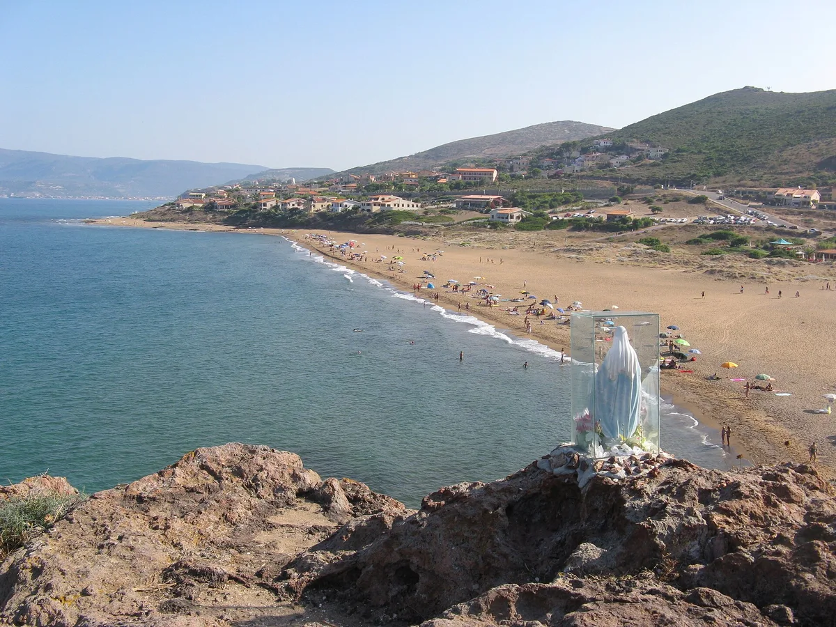 Plage de Porto Alabe, Tresnuraghes, Sardinia, Italie — 5