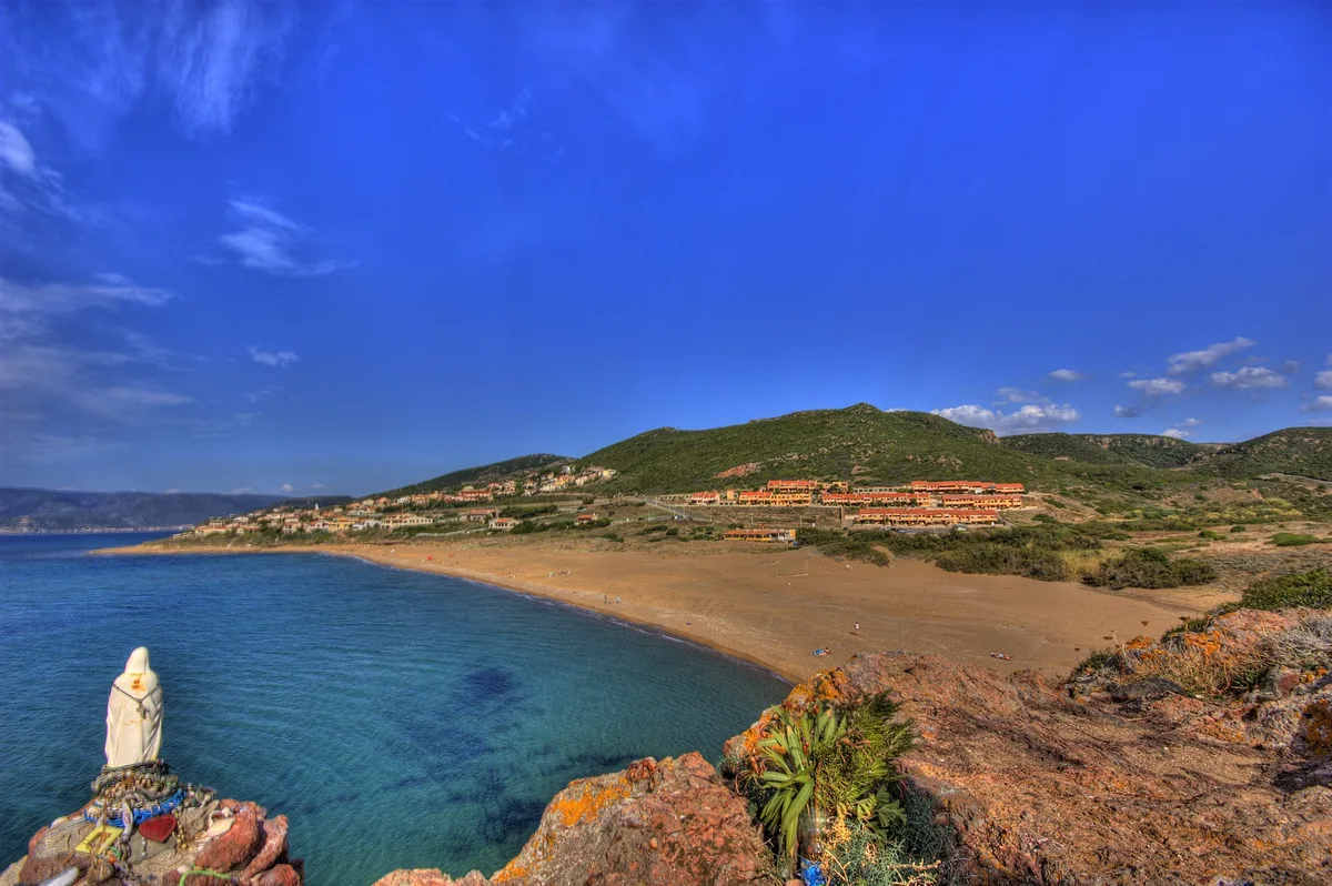 Plage de Porto Alabe, Tresnuraghes, Sardinia, Italie — 2