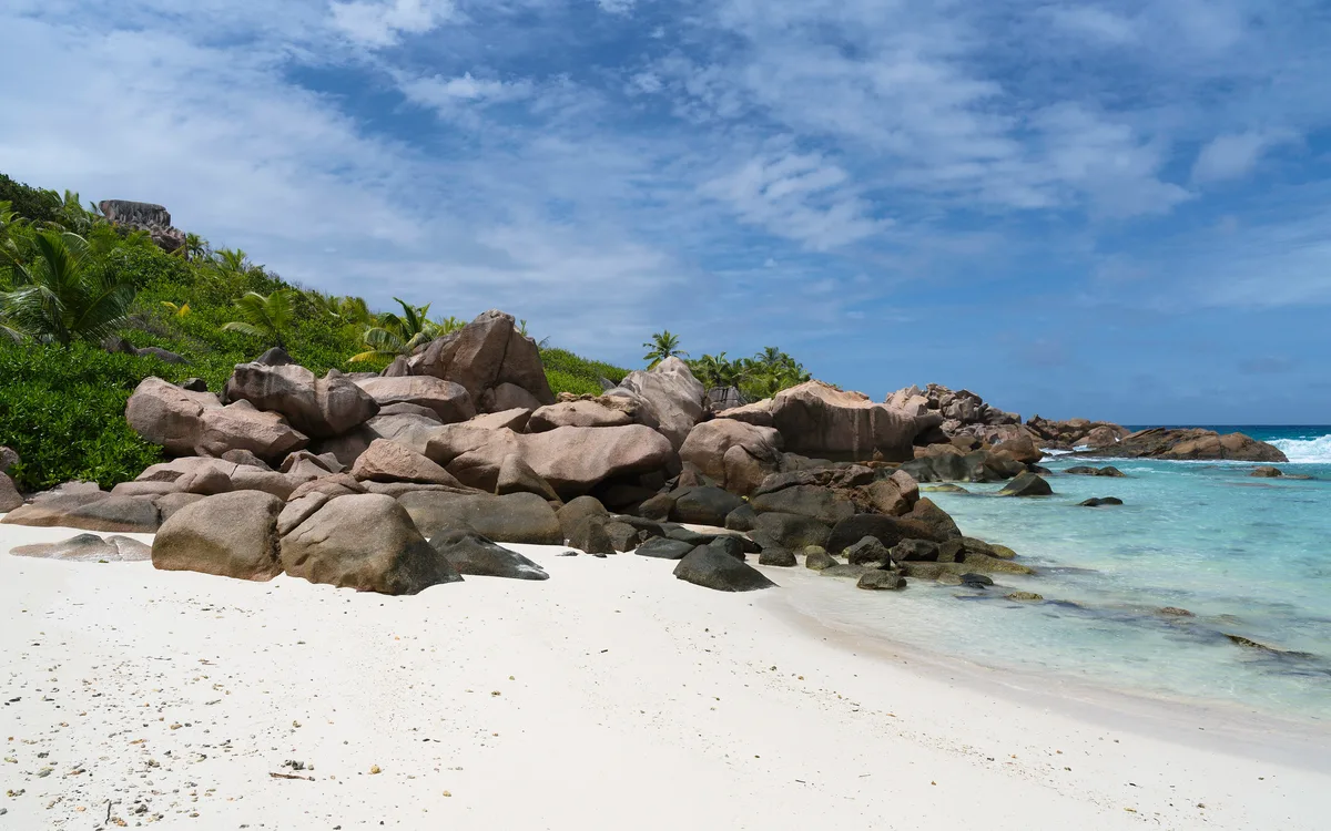 Plage de Petite Anse, La Digue, Seychelles Inner Islands, Seychelles — 2