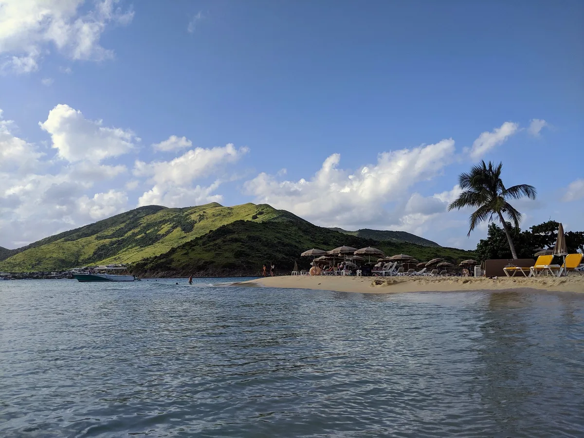Pinel Island Beach, Saint-Martin, French Antilles, Saint-Martin (French part)