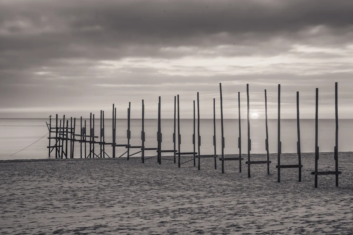 Waddenstrand De Cocksdorp, Texel, North Holland, Nederland — 2