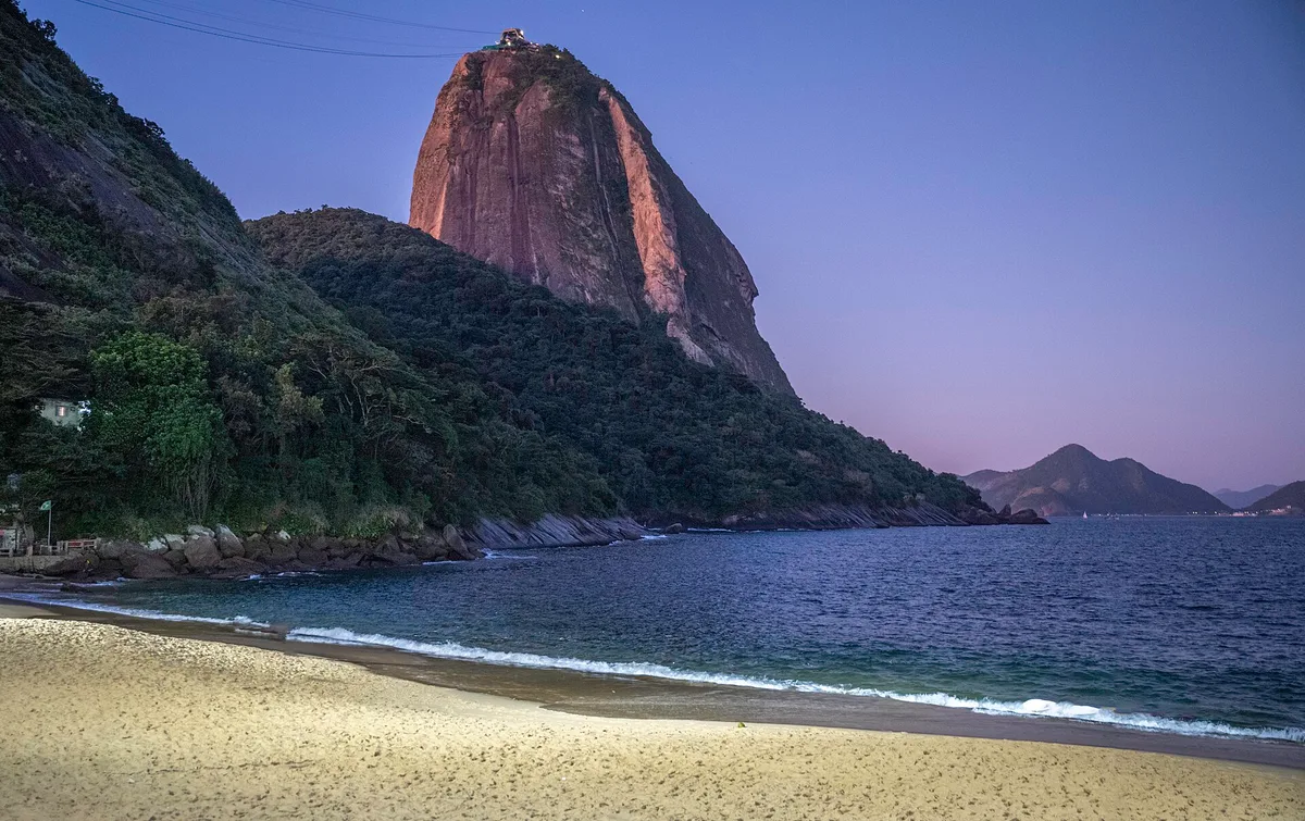 Plage de la Vermelha, Urca, Brazilian Atlantic, Brésil — 2