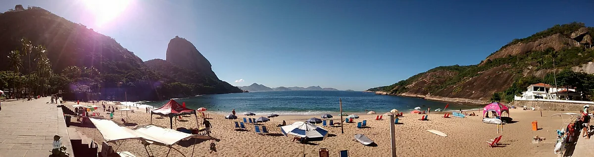 Plage de la Vermelha, Urca, Brazilian Atlantic, Brésil