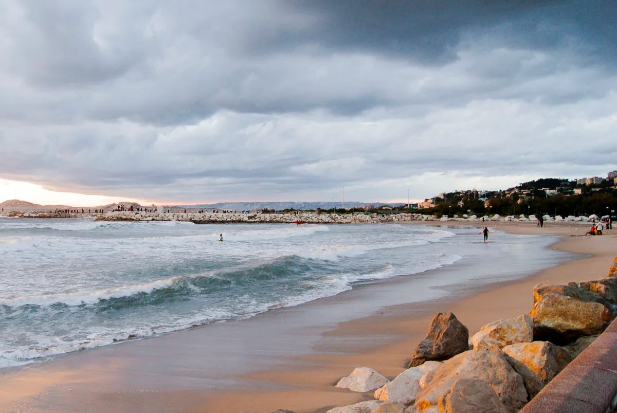 Plage Borély, Marseille, Provence-Alpes-Côte d'Azur, France — 3