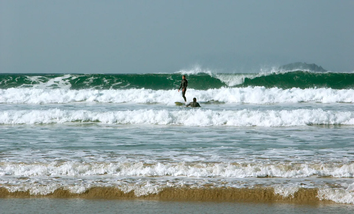 Praia de Polzeath, St Minver, British Coast, Reino Unido — 6