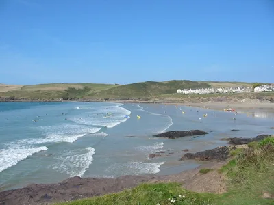 Praia de Polzeath, St Minver, British Coast, Reino Unido — 3