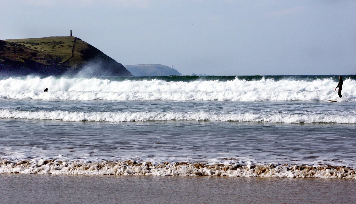 Praia de Polzeath, St Minver, British Coast, Reino Unido — 5