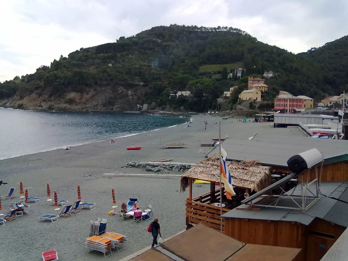 Plage de Bonassola, Bonassola, Liguria, Italie — 6