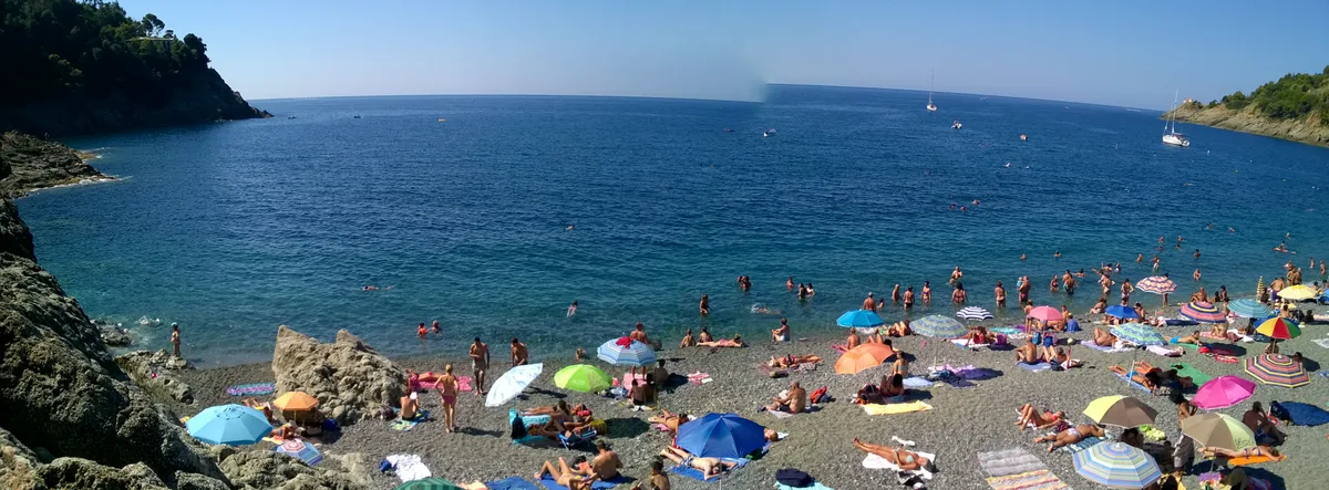 Plage de Bonassola, Bonassola, Liguria, Italie — 3