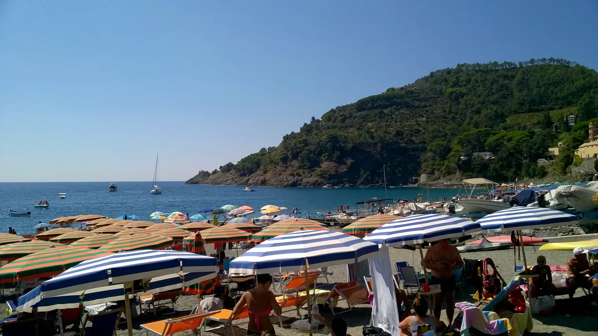 Plage de Bonassola, Bonassola, Liguria, Italie — 5