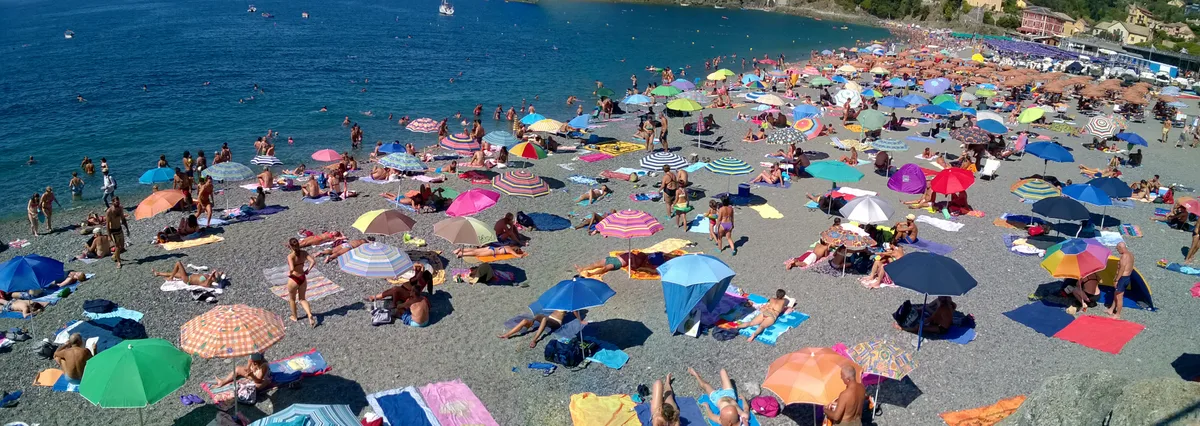 Plage de Bonassola, Bonassola, Liguria, Italie — 2