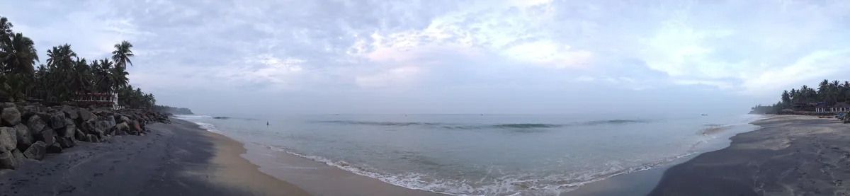 Odayam Beach, Varkala, Indian South Coast, India