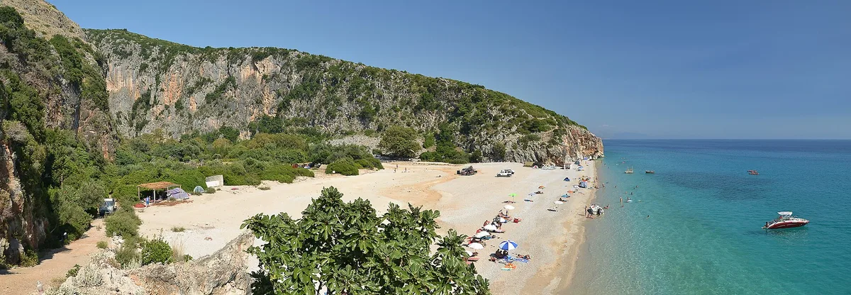 Gjipesë-Strand, Himarë, Adriatic, Albania