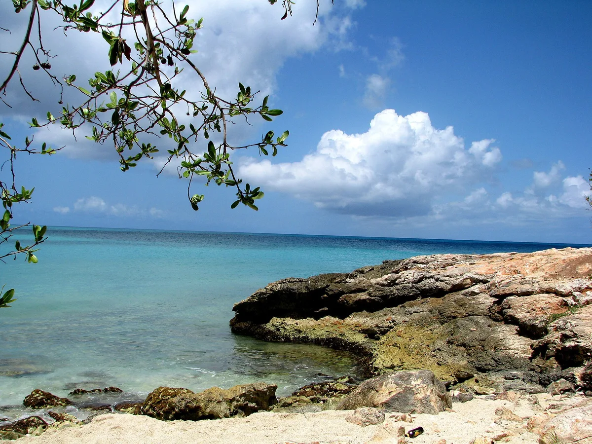 Spiaggia di Baie Rouge, Saint-Martin, French Caribbean, Saint Martin — 4