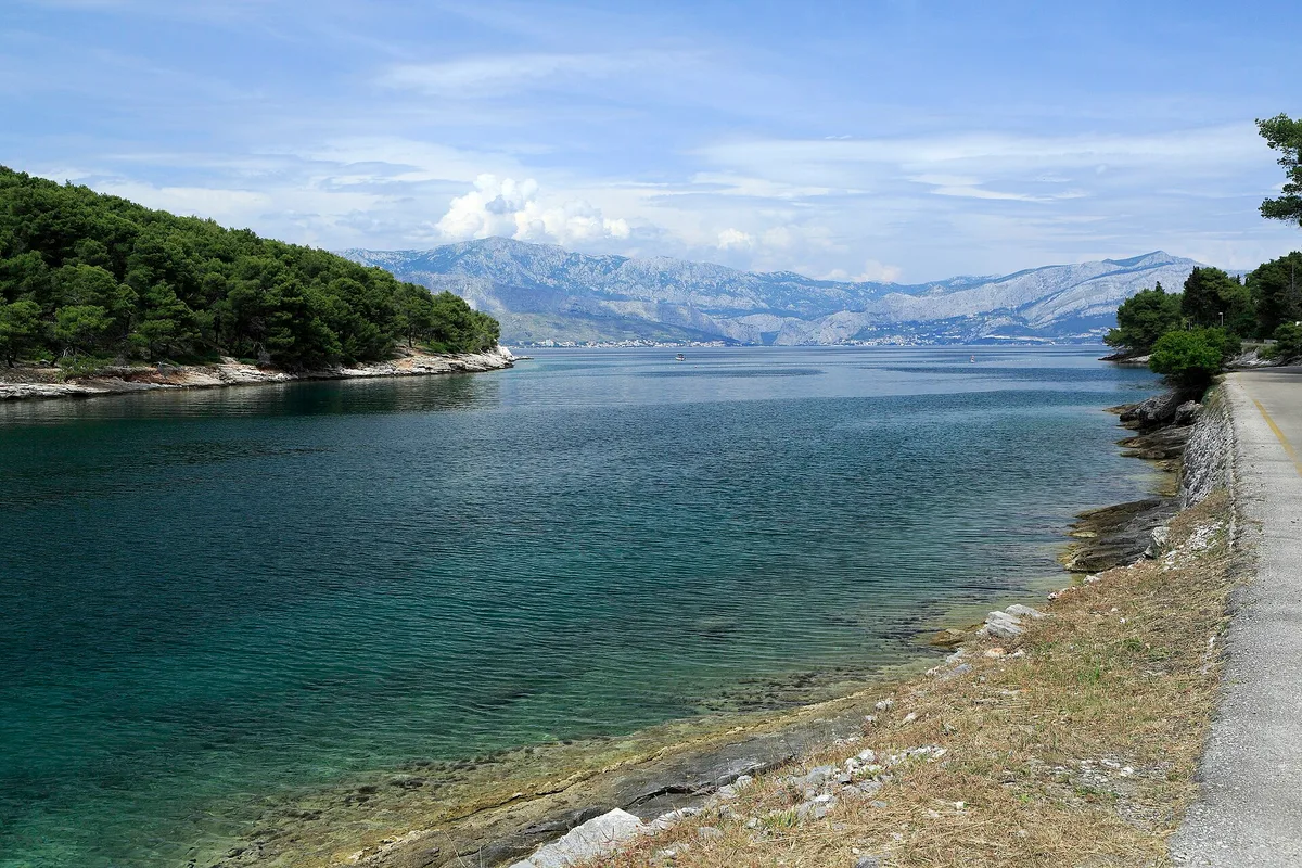 Playa de Splitska, Splitska, Adriatic Islands, Croacia