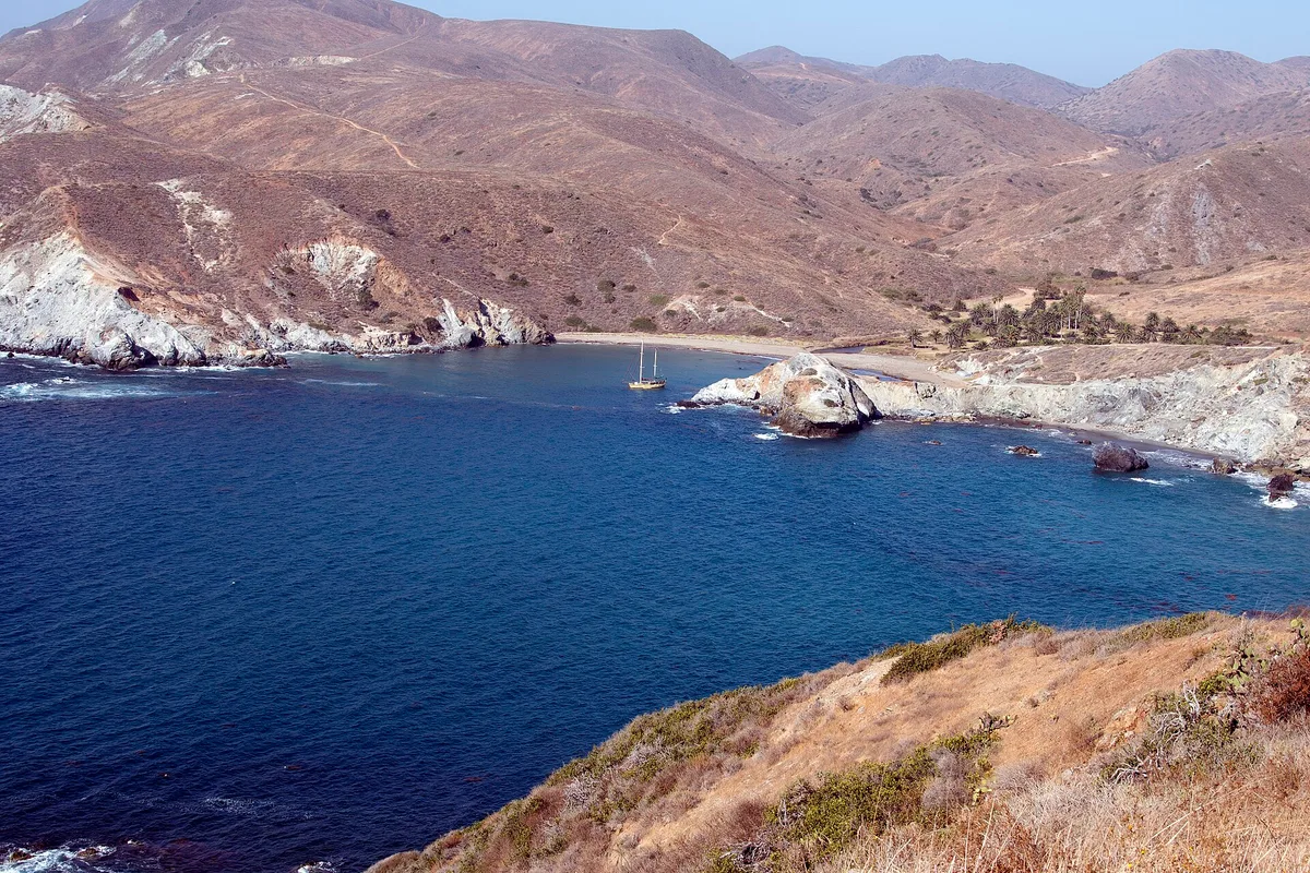 Plage de Little Harbor, Two Harbors, California Islands, États-Unis — 6