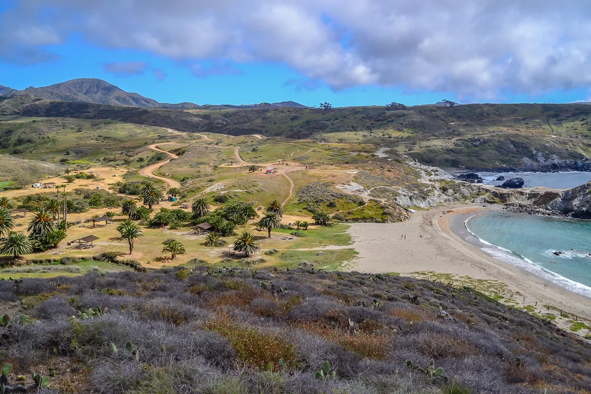 Plage de Little Harbor, Two Harbors, California Islands, États-Unis — 2
