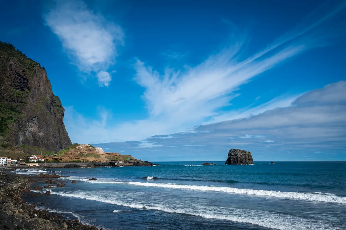 Plage de Porto da Cruz, Machico, Madeira Archipelago, Portugal — 5