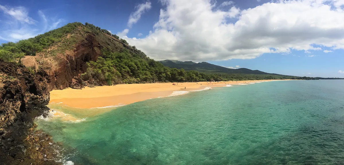 Plage de Pu'u Ōla'i, Mākena, Hawaii, États-Unis