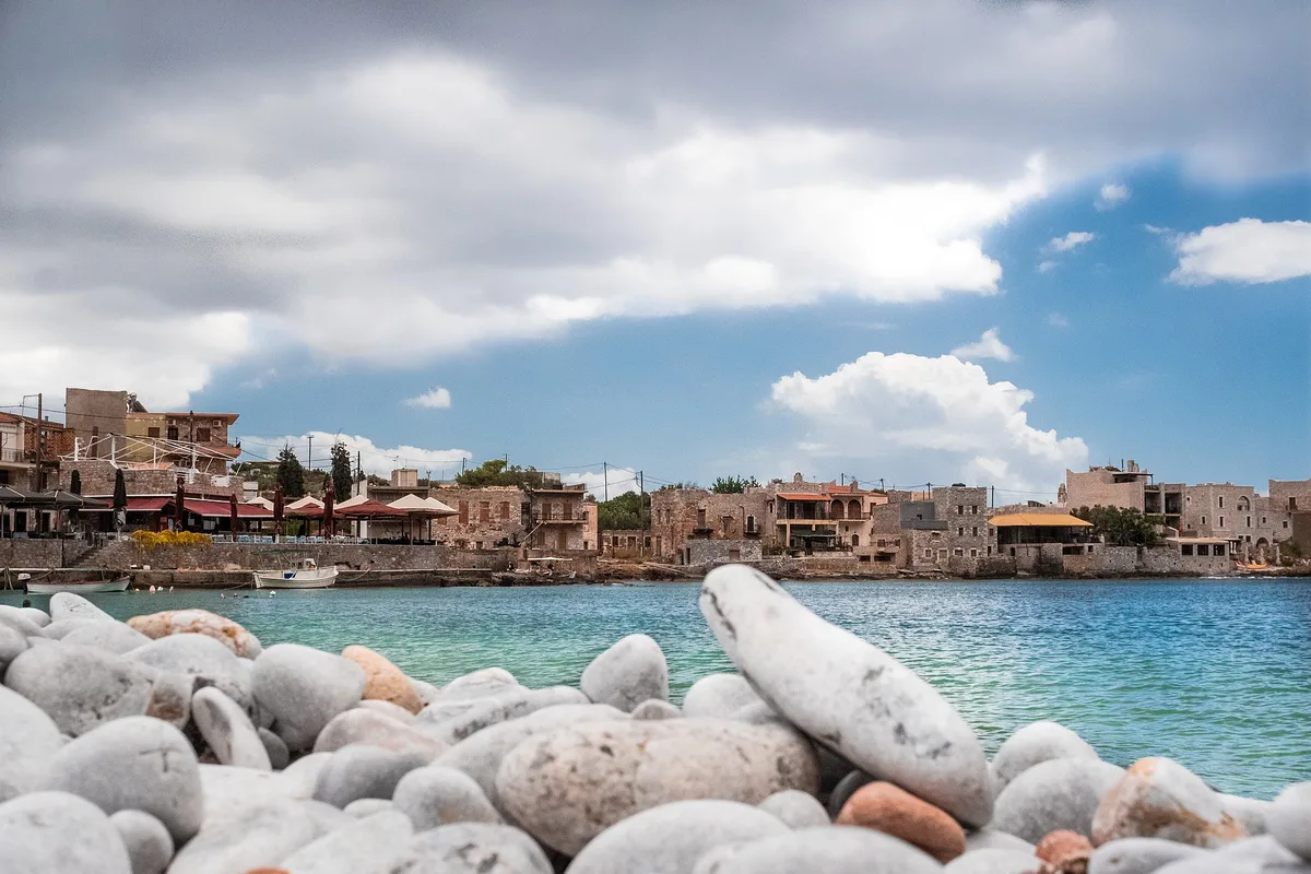 Gerolimenas-Strand, Oitylo, Peloponnese, Griechenland — 2